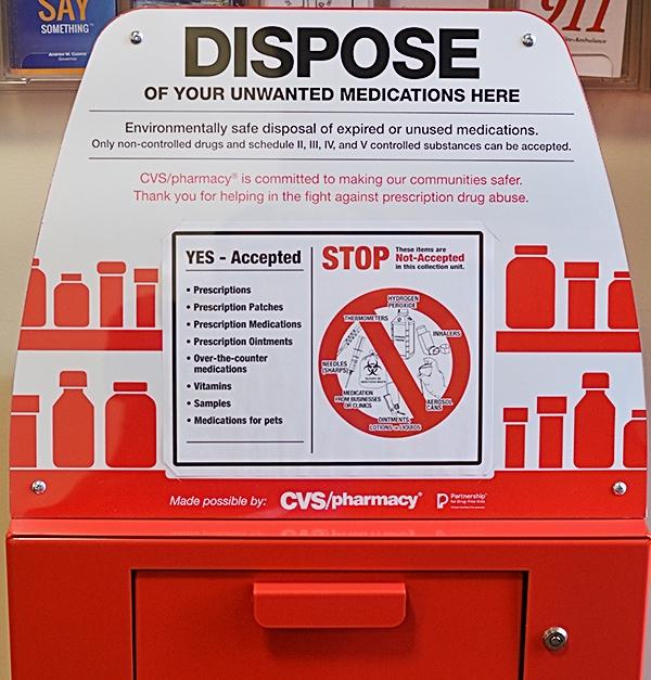 Drug Drop Off Berlin Police Department